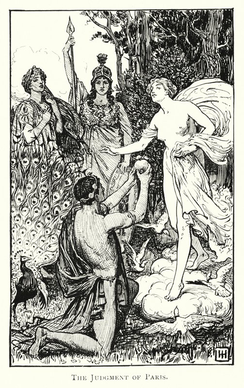 Odissea: Il giudizio di Paride da George Percy Jacomb Hood