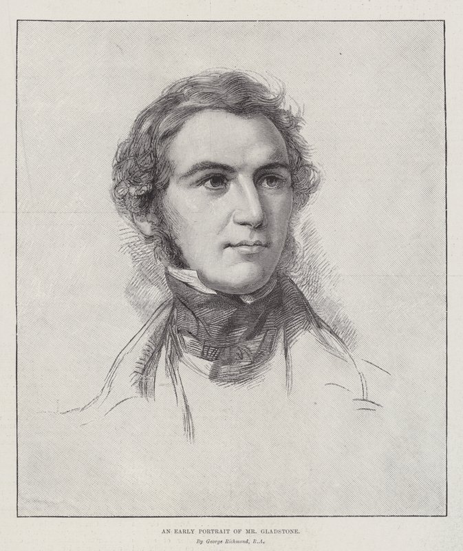 Un Primo Ritratto di Mr Gladstone da George Richmond
