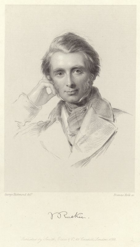 Ritratto di John Ruskin da George Richmond