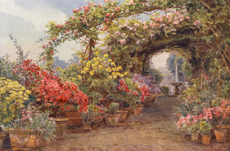 Giardini Italiani: Una terrazza fiorentina da George Samuel Elgood