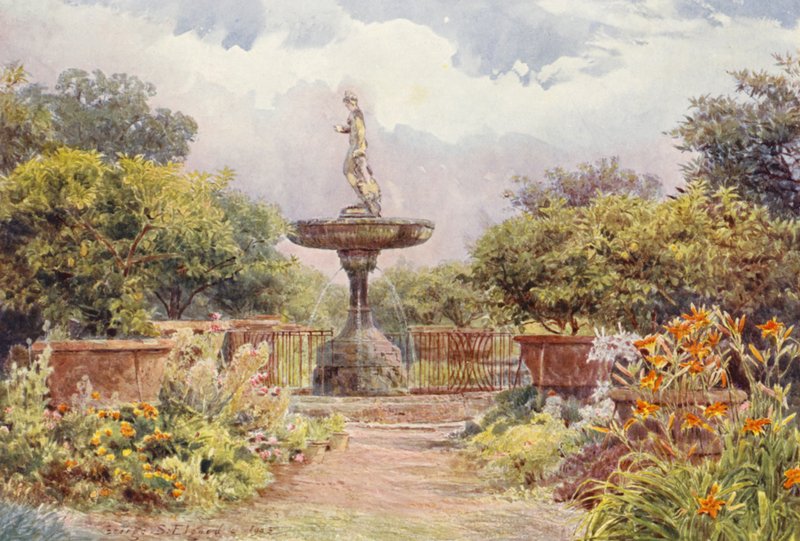 Giardini Italiani: Villa Amari, La Fontana da George Samuel Elgood