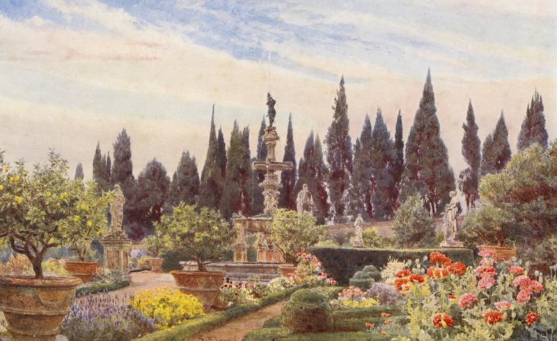 Giardini Italiani: Villa Reale di Castello da George Samuel Elgood