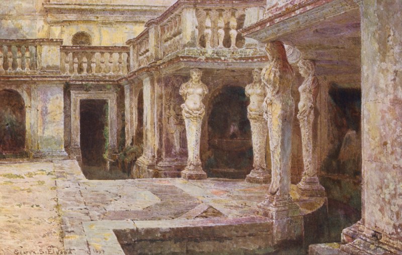 Giardini Italiani: Villa di Papa Giulio da George Samuel Elgood
