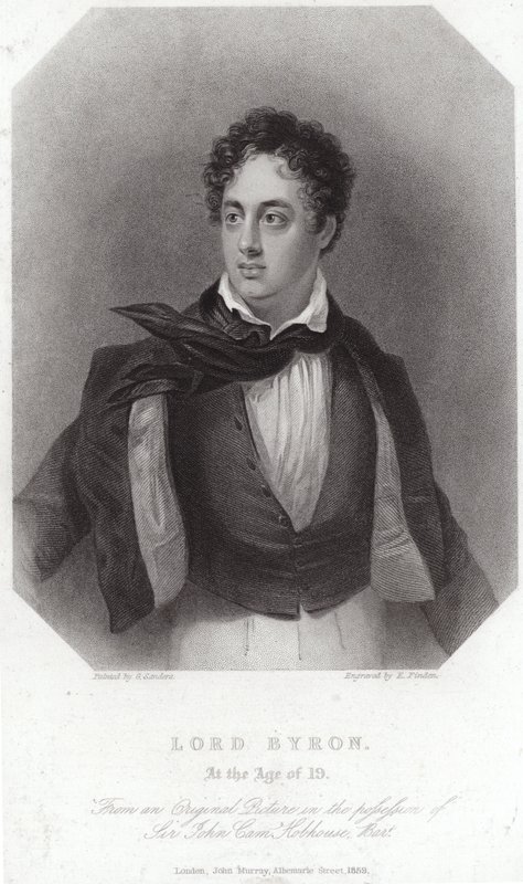 Ritratto di Lord Byron da George Sanders