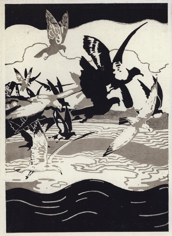 Illustrazione per Canadian Wonder Tales da George Sheringham