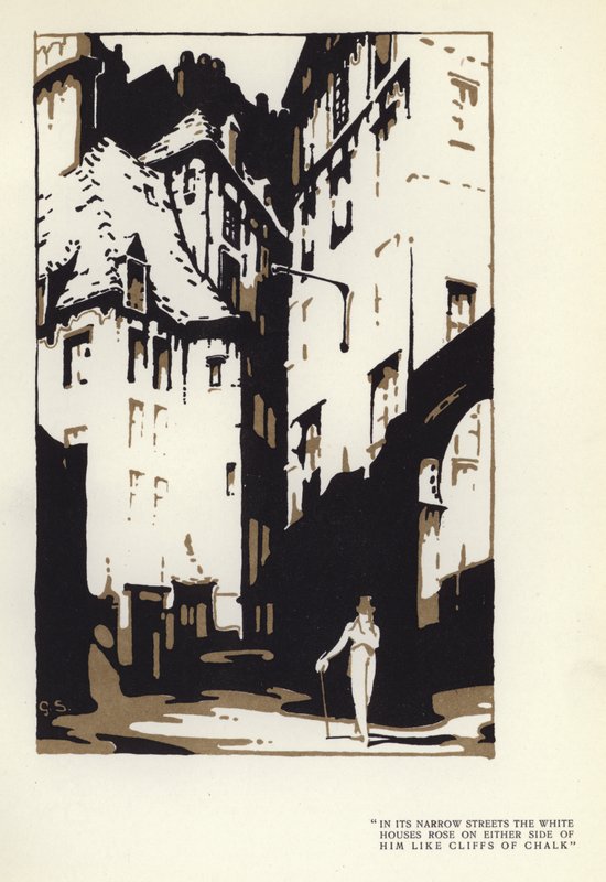 Illustrazione per The Happy Hypocrite di Max Beerbohm da George Sheringham