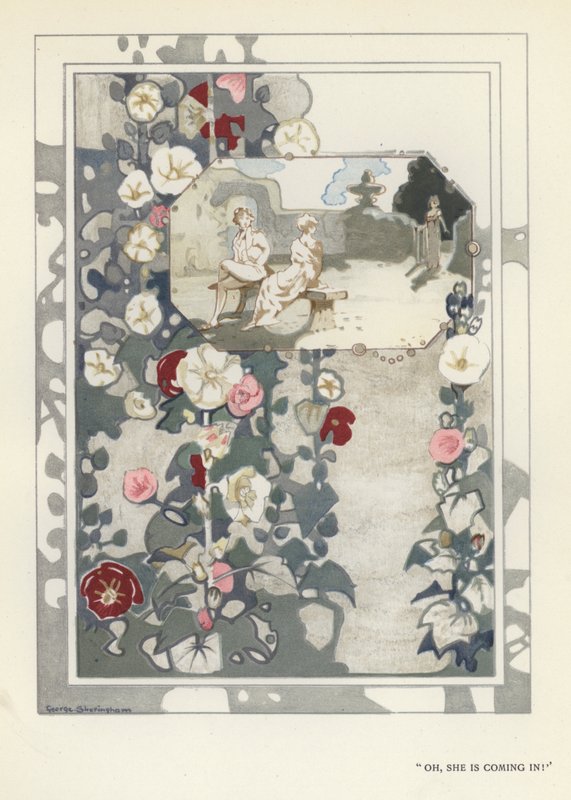 Illustrazione per The Happy Hypocrite di Max Beerbohm da George Sheringham