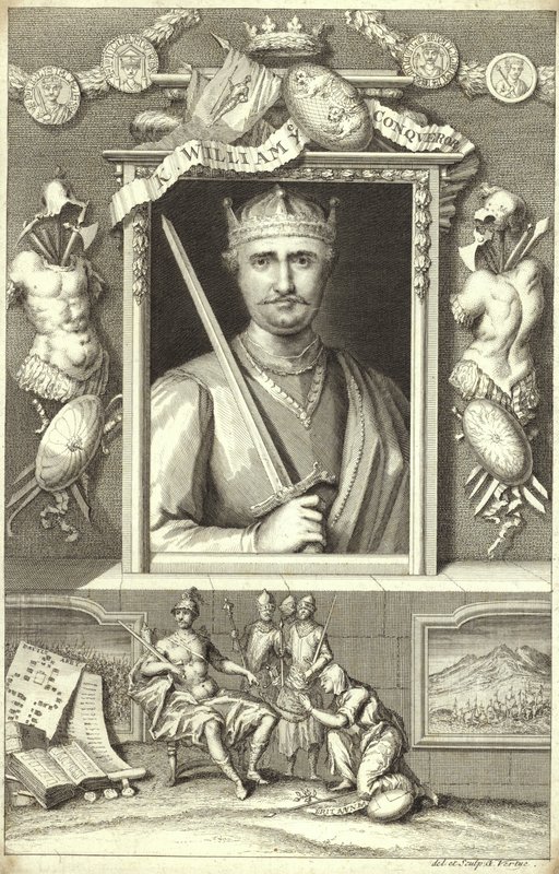 Ritratto di Guglielmo il Conquistatore da George Vertue