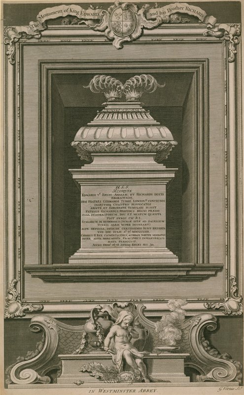 I principi nella Torre Monumento da George Vertue