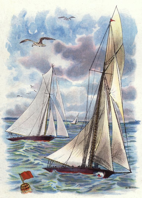 Una regata di yacht da George Washington Lambert