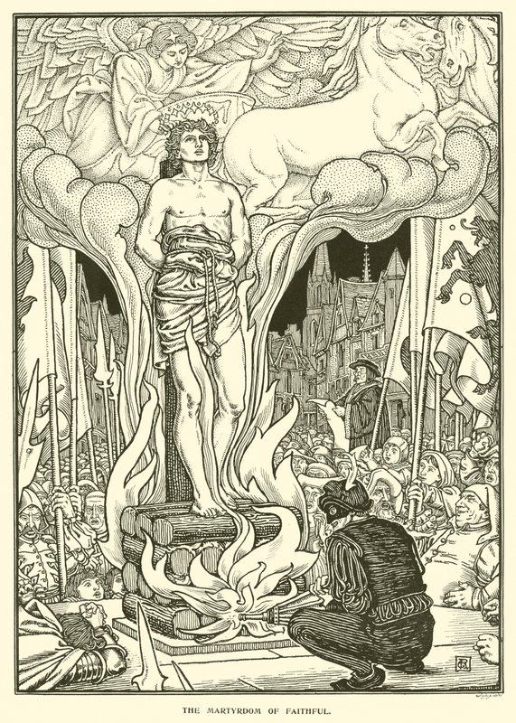 Il martirio di Fedele da George Woolliscroft Rhead