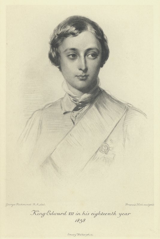 Il Principe di Galles, il futuro Re Edoardo VII, nel suo diciottesimo anno, 1858 da George after Richmond