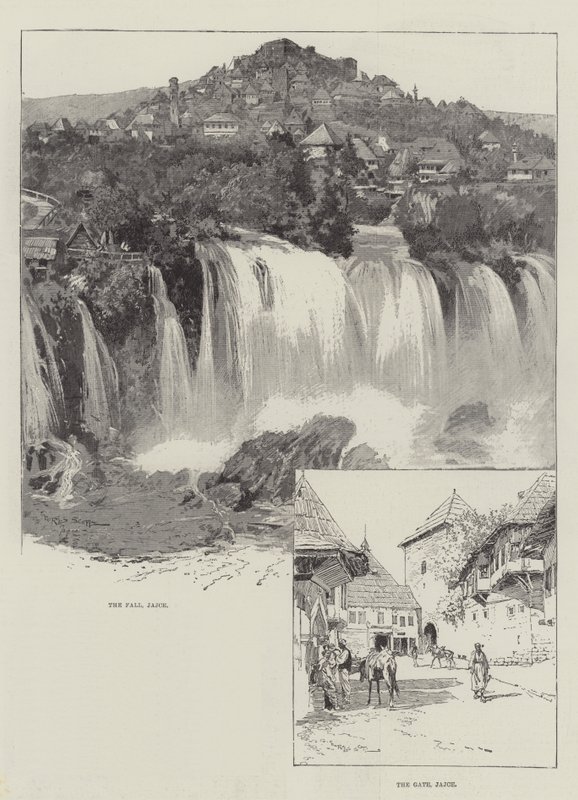 Schizzi della Bosnia da Georges Bertin Scott