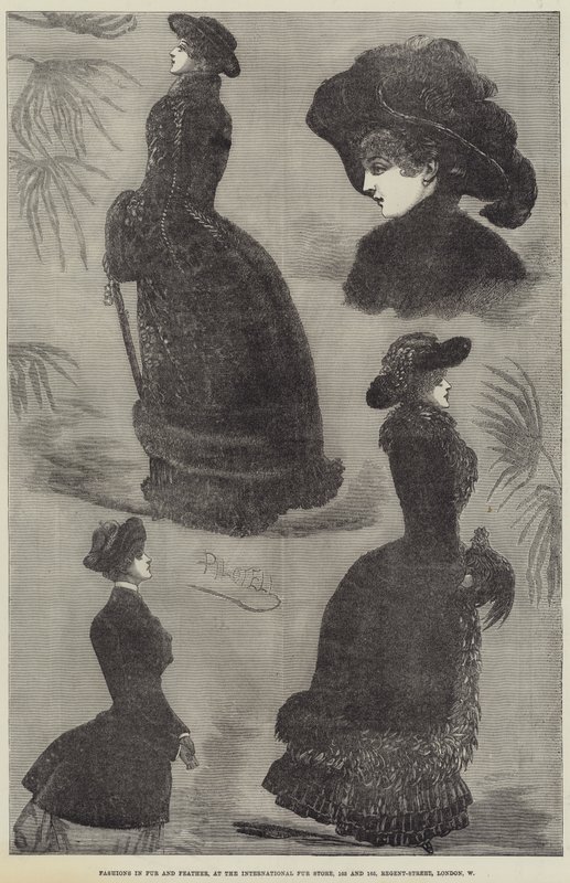 Pubblicità, International Fur Store da Georges Labadie Pilotell
