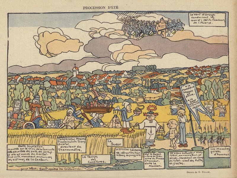Illustrazione per Le Rire da Georges Delaw