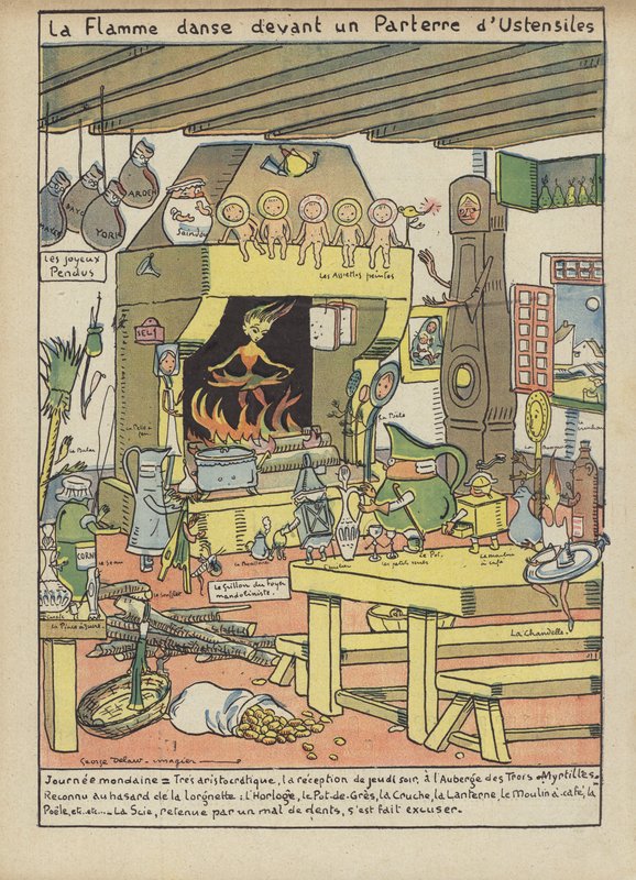 Illustrazione per Le Rire da Georges Delaw