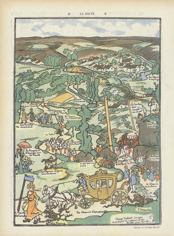 Illustrazione per Le Rire da Georges Delaw