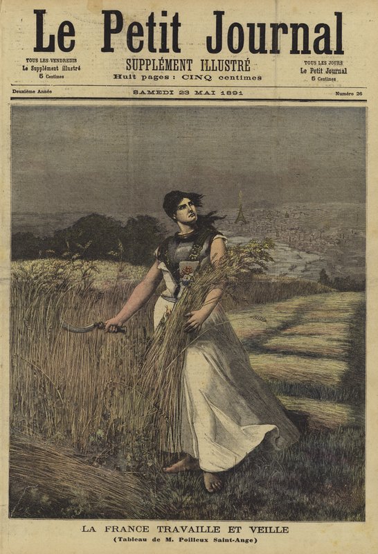 Copertina di Le Petit Journal, 23 maggio 1891 da Georges Louis Poilleux Saint Ange