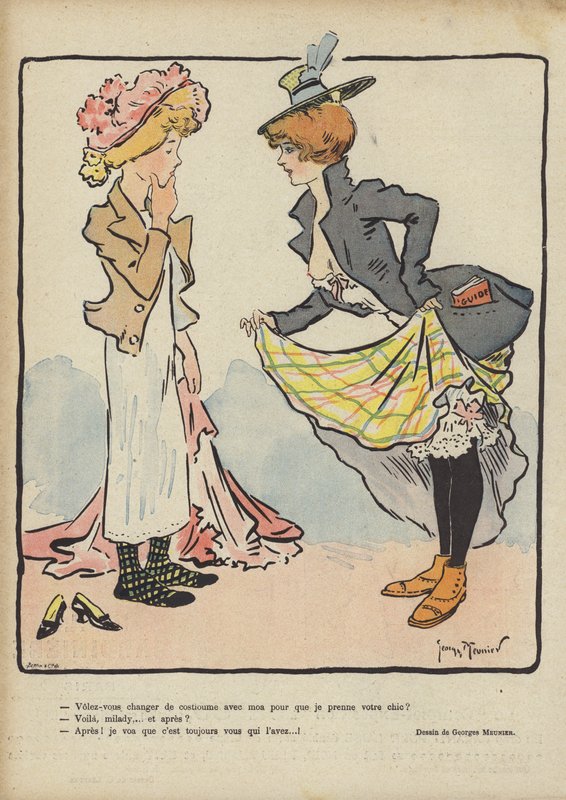 Illustrazione per Le Rire da Georges Meunier