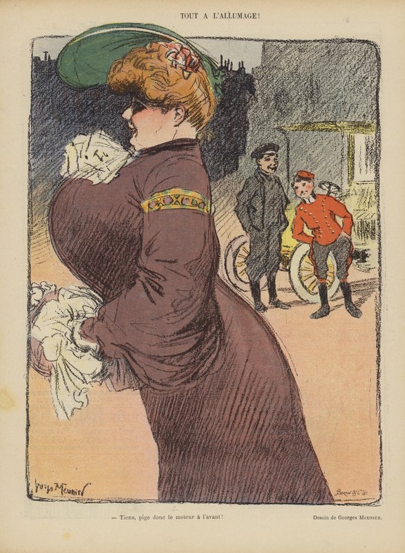 Illustrazione per Le Rire da Georges Meunier