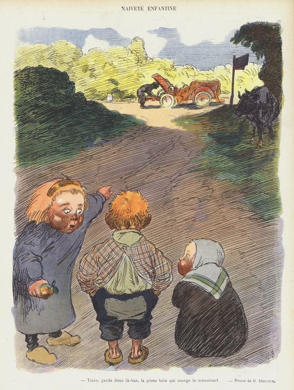 Illustrazione per Le Rire da Georges Meunier