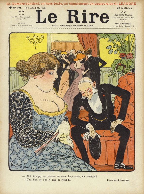 Illustrazione per Le Rire da Georges Meunier