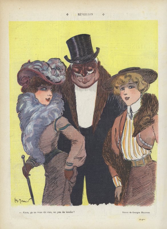 Illustrazione per Le Rire da Georges Meunier