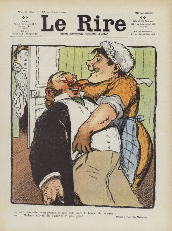 Illustrazione per Le Rire da Georges Meunier