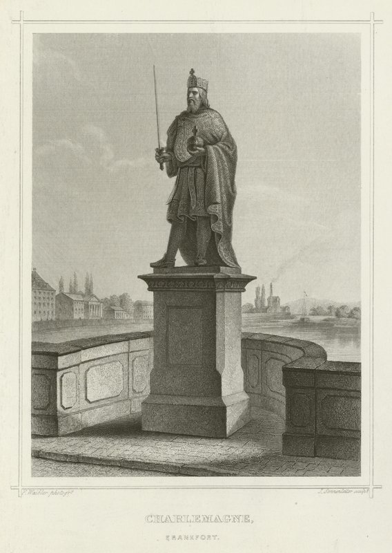 Carlo Magno, Francoforte da German School