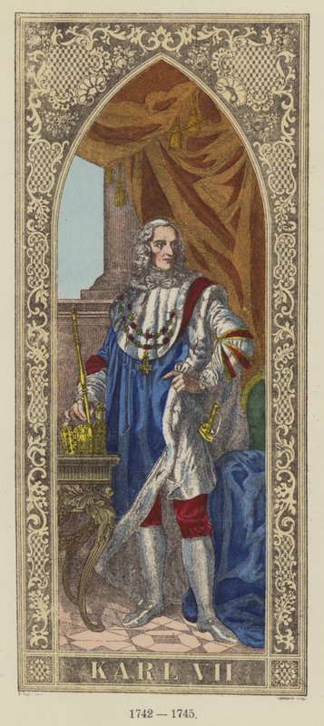 Carlo VII, 1742-1745 da German School
