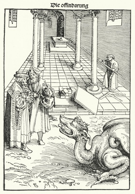 Pagina della prima edizione del Nuovo Testamento di Lutero pubblicata a Wittenberg nel settembre 1522 da German School