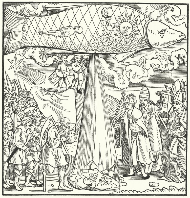 Scena che profetizza la Guerra dei Contadini Tedeschi del 1524-1525 da German School