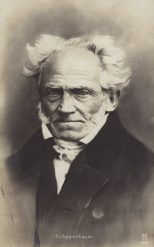 Arthur Schopenhauer (1788-1860), filosofo tedesco (foto b/n) da German Photographer