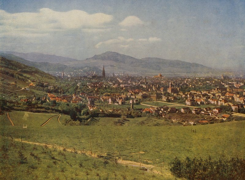 Friburgo in Brisgovia, Foresta Nera, Germania (foto a colori) da German Photographer