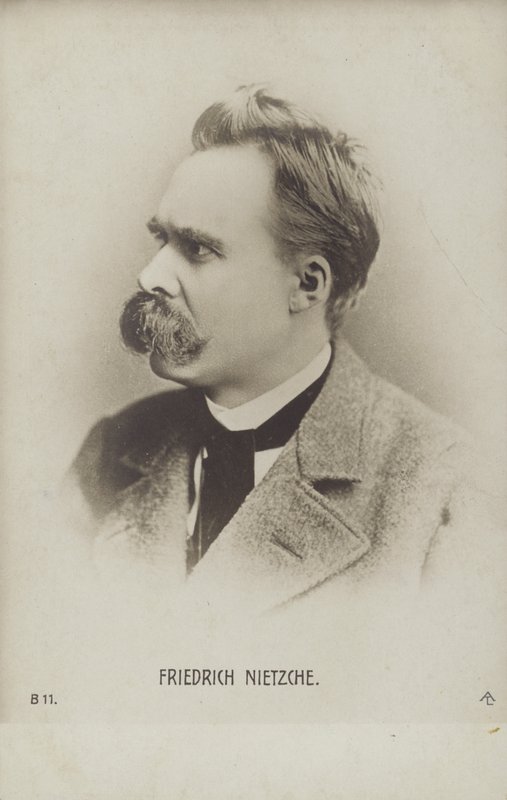 Friedrich Nietzche (1844-1900), filosofo e scrittore tedesco (foto b/n) da German Photographer