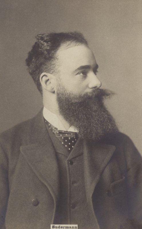 Hermann Sudermann (1857-1928), drammaturgo e romanziere tedesco (foto b/n) da German Photographer