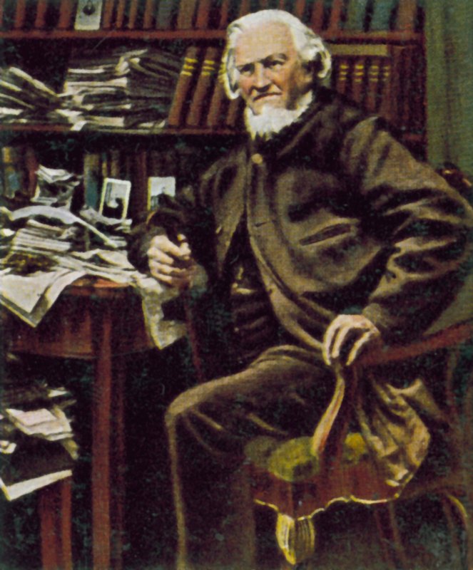 Hoffmann von Fallersleben, poeta tedesco da German Photographer