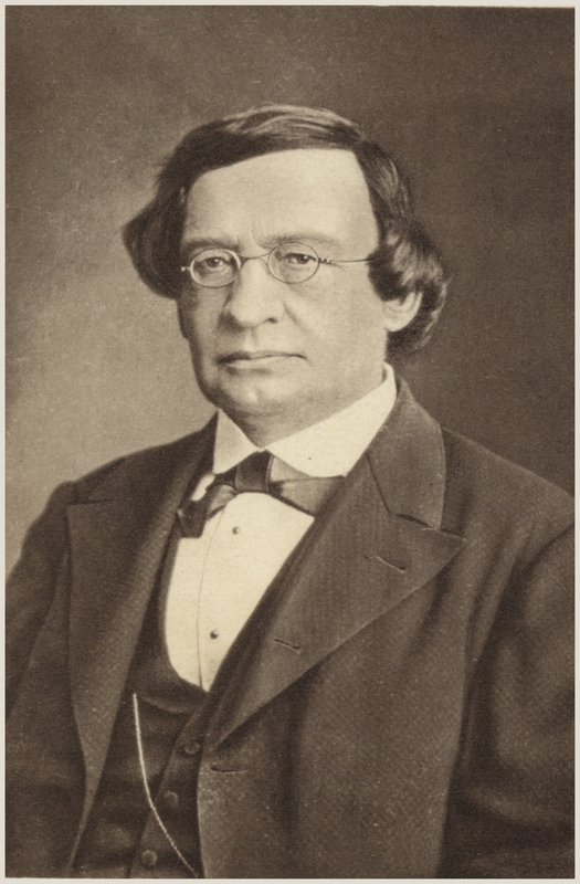 Ritratto di Wilhelm Taubert (foto b/n) da German Photographer
