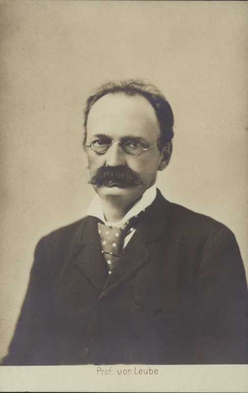 Wilhelm Olivier Leube (foto b/n) da German Photographer