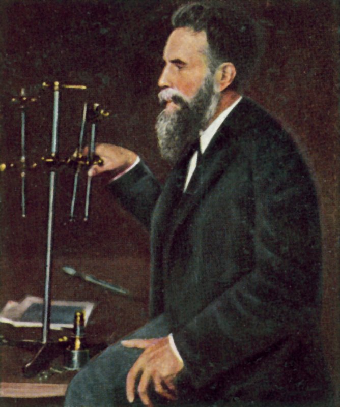Wilhelm Roentgen, fisico tedesco (foto a colori) da German Photographer