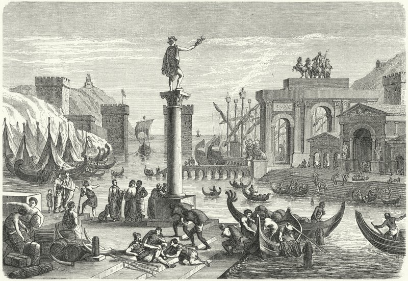 Un porto romano da German School