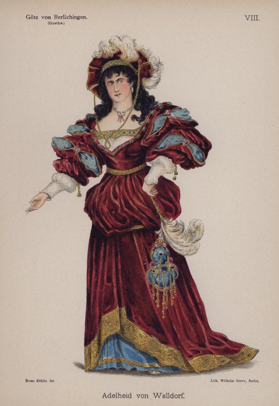 Adelheid von Walldorf, da Gotz von Berlichingen di Goethe da German School
