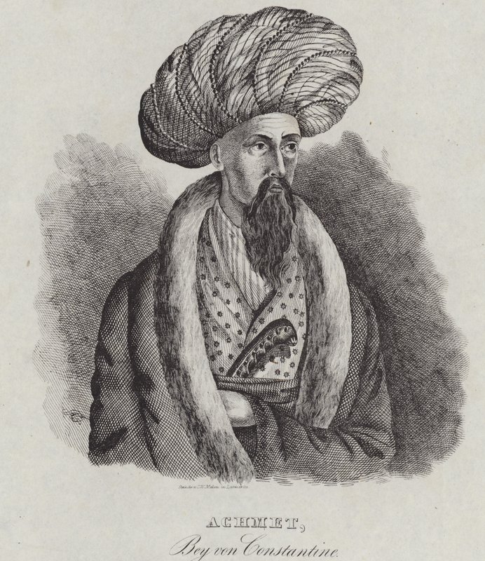 Ahmad Bey di Costantino, 1839 da German School