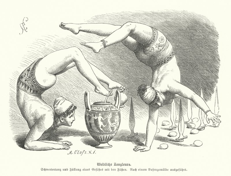 Acrobate femminili dell