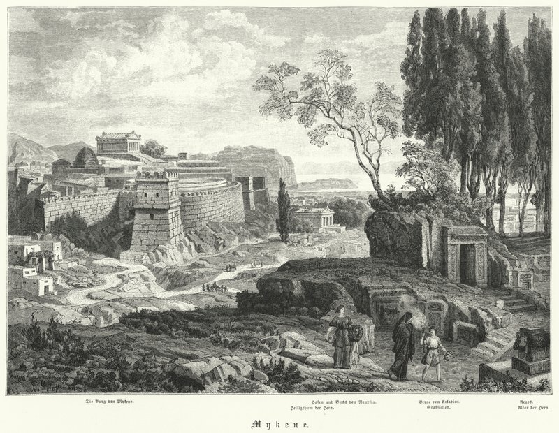 Antica città di Micene, Grecia da German School