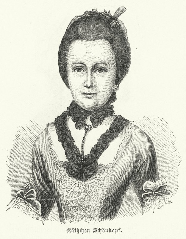 Anna Katharina Schoenkopf (1746-1810), ispirazione per le poesie d