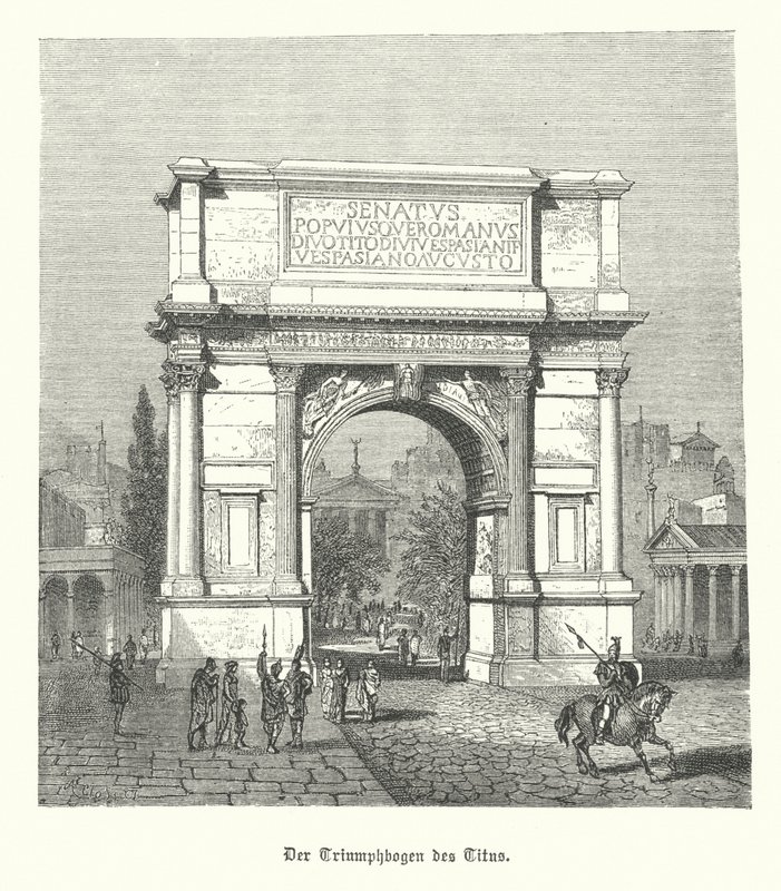 Arco di Tito, Roma da German School