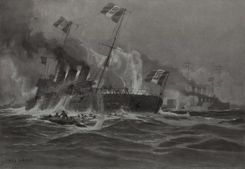Attacco della marina austro-ungarica a due cacciatorpediniere italiani da German School