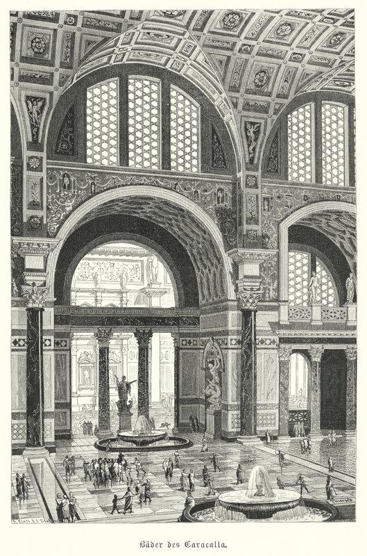 Terme di Caracalla, Roma da German School