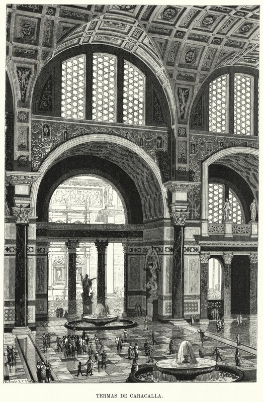 Terme di Caracalla, Roma da German School